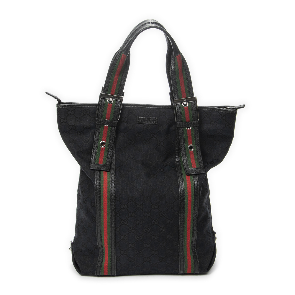 Gucci Web Buckle Vertical Tote
